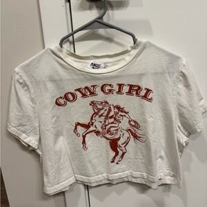 Princess Polly Cowgirl crop tee